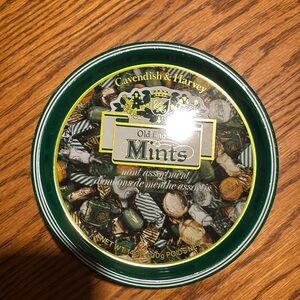 Vinatage Old English Mints tin